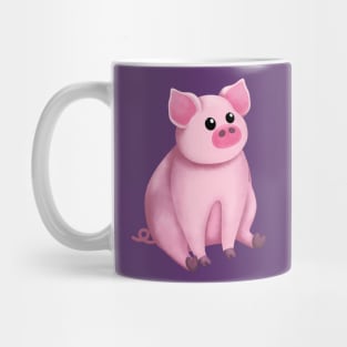 Cute Pink Pig Mug